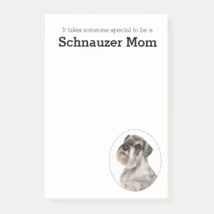 Post-it® Notes de post-it de maman de Schnauzer