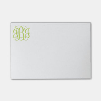 Post-it® Notes de post-it de monogramme
