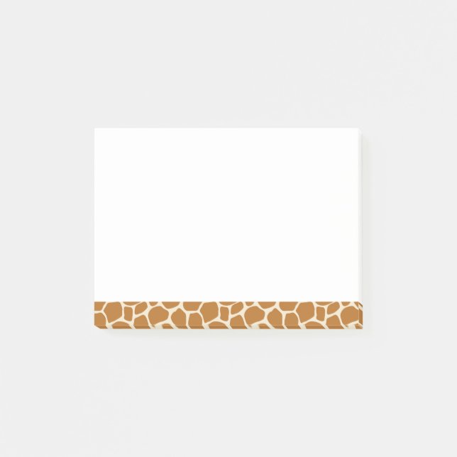 Post-it® Notes de post-it de motif de girafe (Devant)