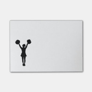 Post-it® Notes de post-it de pom-pom girl