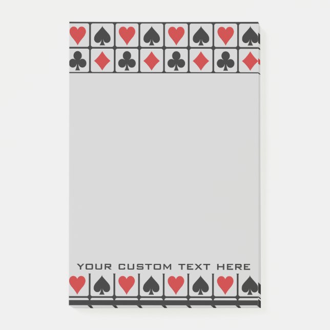 Post-it® Notes de post-it faites sur commande de joueur de (Devant)