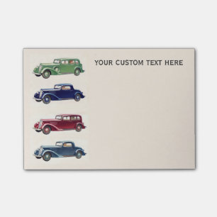 Post-it® Notes de post-it faites sur commande de voitures