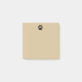 Post-it® Notes de post-it mignonnes d'empreinte de patte