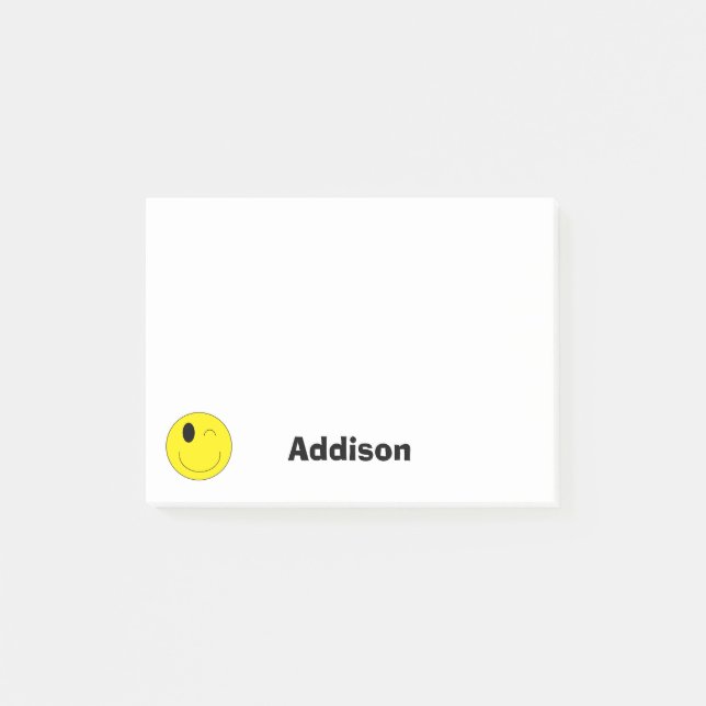 Post-it® Notes de post-it personnalisées d'Emoji (Devant)
