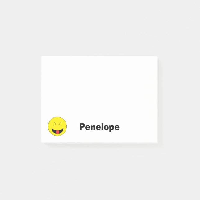 Post-it® Notes de post-it personnalisées d'Emoji (Devant)