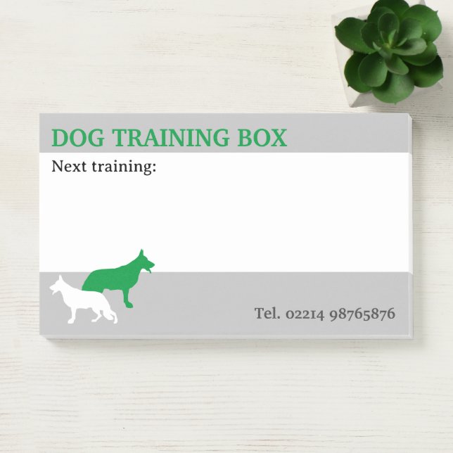 Post-it® Notes de rendez-vous de chien de berger (Bureau)