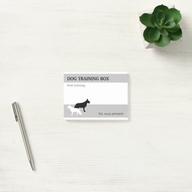 Post-it® Notes de rendez-vous de chien de berger (Bureau)