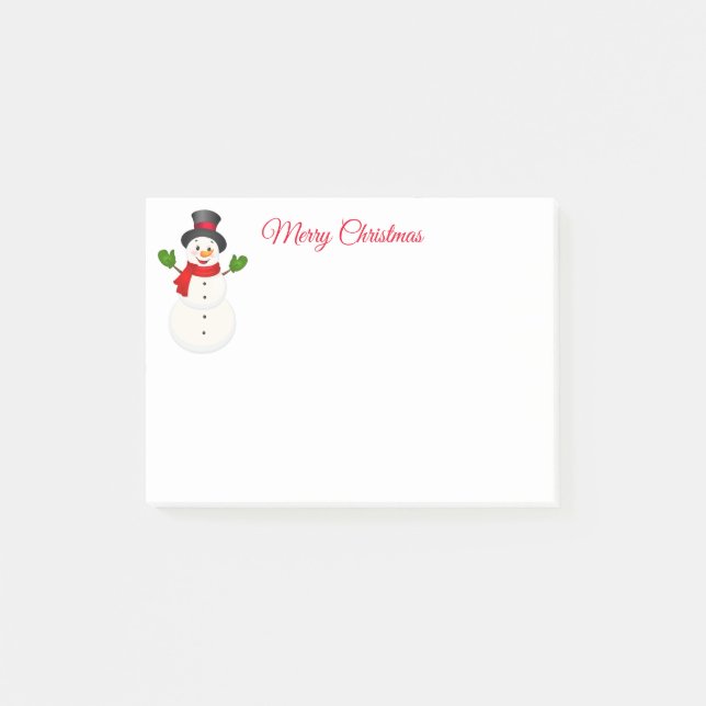 Post-it® Notes de Snowman (Devant)