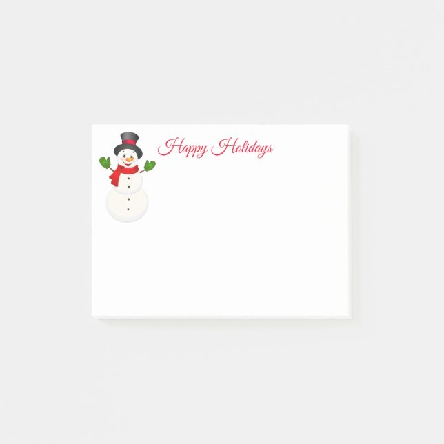 Post-it® Notes de Snowman (Devant)