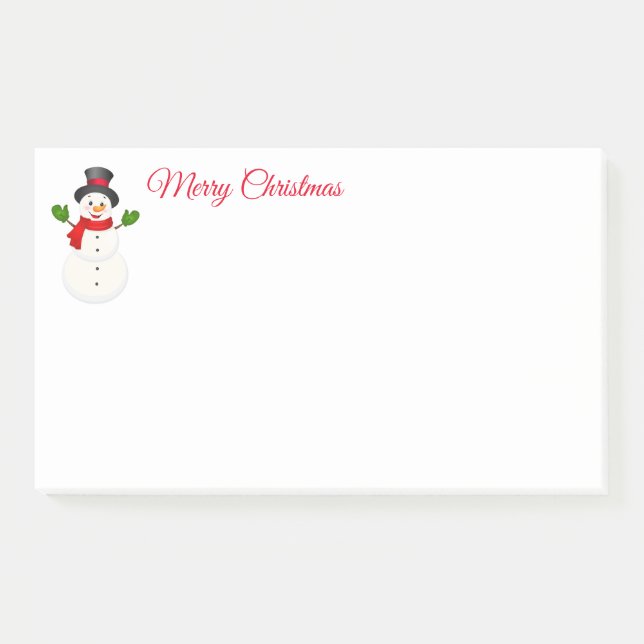 Post-it® Notes de Snowman (Devant)