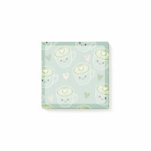 Post-It Notes de tasses de matcha souriantes