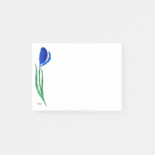 Post-it® Notes de tulipe bleue
