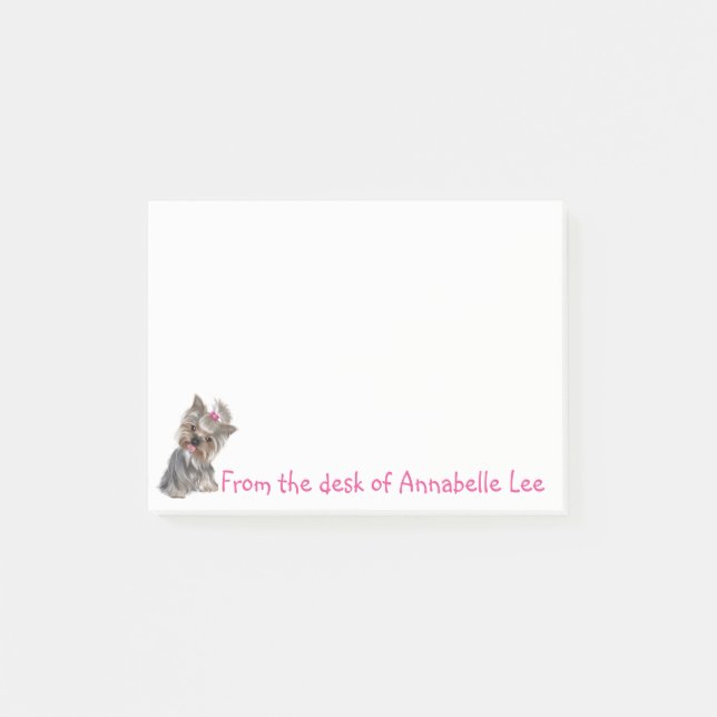 Post-it® Notes de Yorkie (Devant)