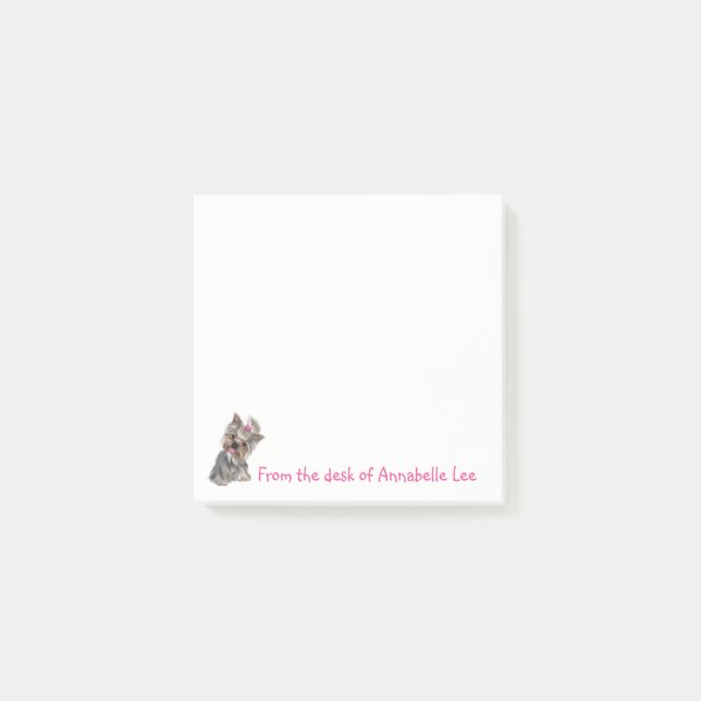 Post-it® Notes de Yorkie (Devant)