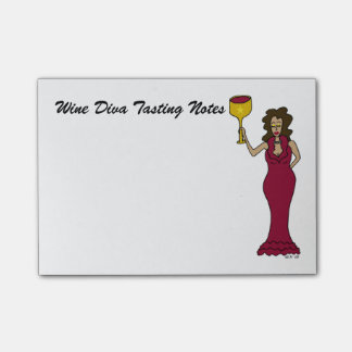 Post-it® Notes d'échantillon de diva de vin