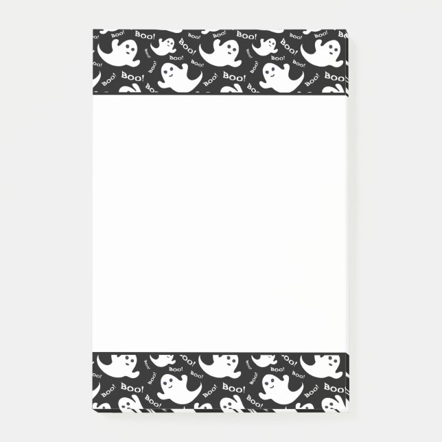 Post-it® Notes des billets de Halloween Boo Ghosts (Devant)