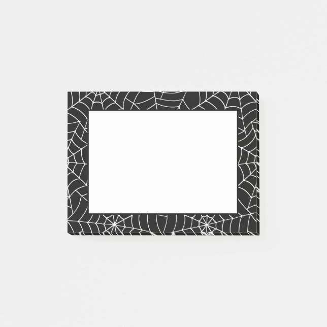 Post-it® Notes des billets de Halloween Webs (Devant)