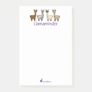 Post-it® Notes du billet Cute Llama Post-It