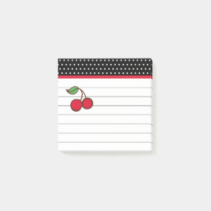 Post-it® Notes du Bloc-notes Retro Cherry