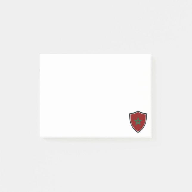 Post-it® Notes du drapeau du Maroc (Devant)