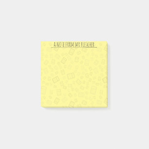 Post-it® Notes du Motif de calculateur personnalisé