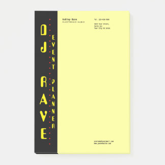 Post-it® Notes du planificateur d'événements DJ