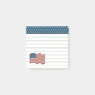 Post-it® Notes du poste de drapeau des États-Unis