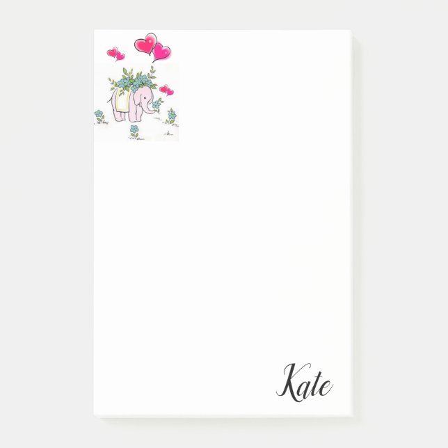 Post-it Notes Éléphant (Devant)