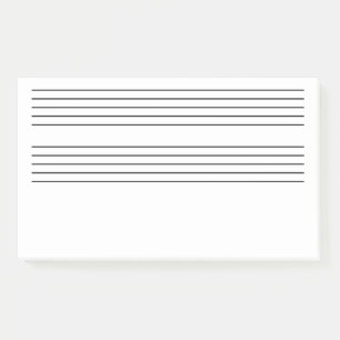 Post-it® Notes enormes de musique