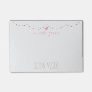 Post-it® Notes faites sur commande de Courrier-it® de