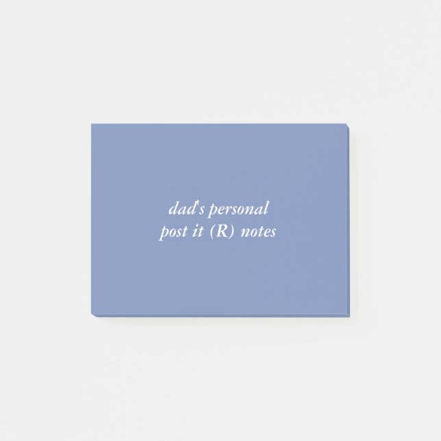 Post-it® notes faites sur commande du post-it (r) (Devant)