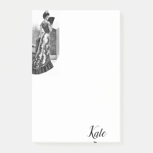 Post-it Notes Femme Vintage (Devant)