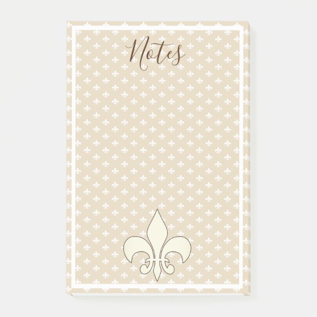 Post-it® Notes Fleur De Lis (Devant)