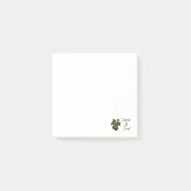 Post-it Notes Fleur de Peperomia Pastèque (Devant)