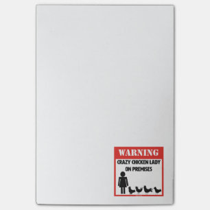 Post-it® Notes folles de Madame post-it de poulet