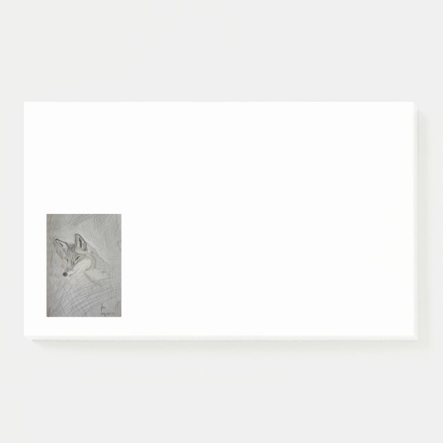 Post-it® Notes Fox Post-It®, 25,4 cm x 15,2 cm (Devant)