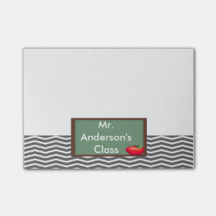 Post-it® Notes grises de Courrier-it® de tableau de Chevro