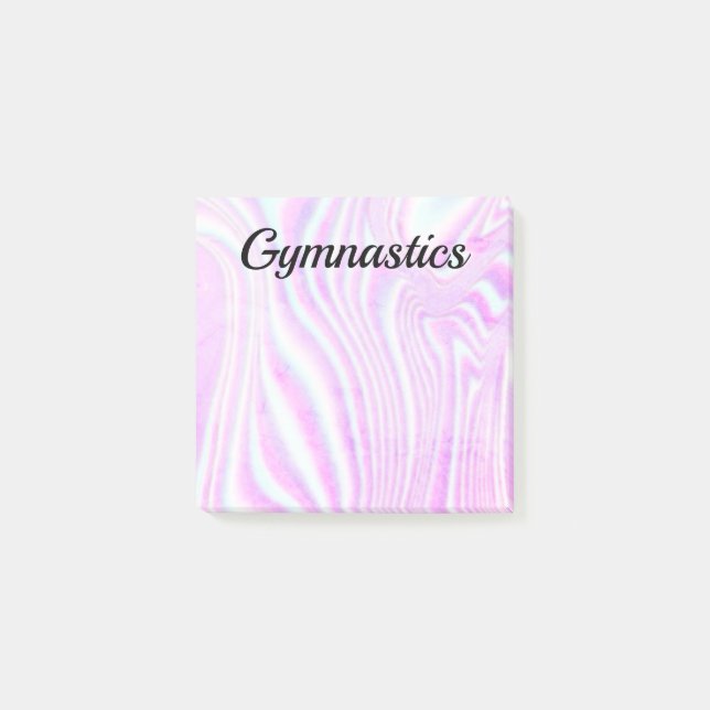 Post-It Notes - Gymnastique 3" x 3" (Devant)