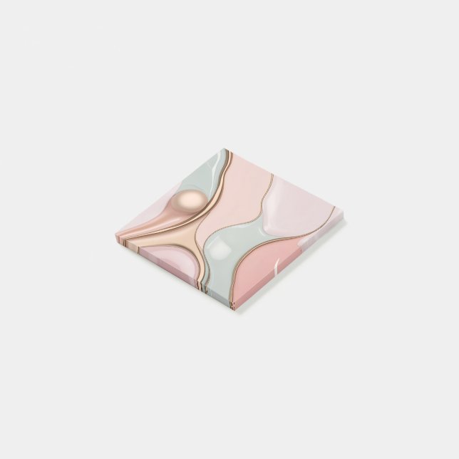 Post-it® notes in stylish abstract graphic (Incliné)