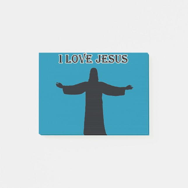 Post-It Notes j'aime jésus (Devant)