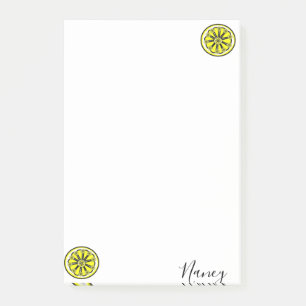Post-it Notes Jaunes Citrons