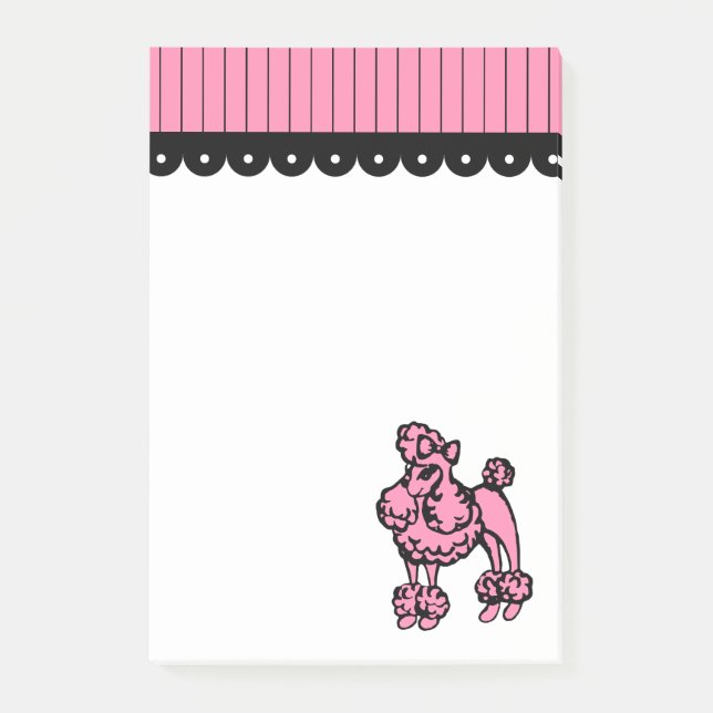 Post-it Notes Joli Caniche (Devant)