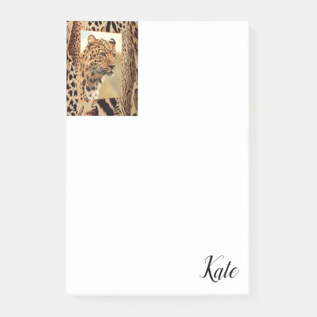 Post-it Notes Léopard (Devant)