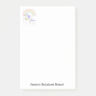 Post-it® Notes Licorne Arc-en-ciel Coloré 