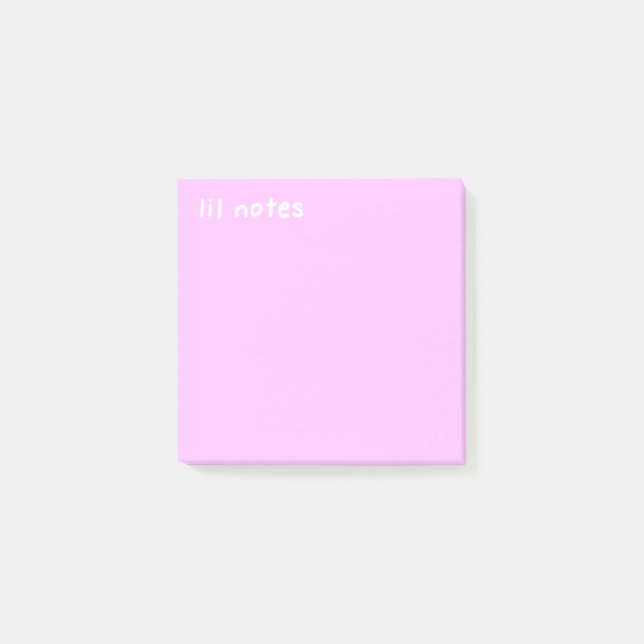 Post-it® Notes Lil - Pink (Devant)