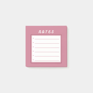 Post-it® Notes listées Pink Cute