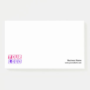 Post-it® Notes Logo promotionnel personnalisé de