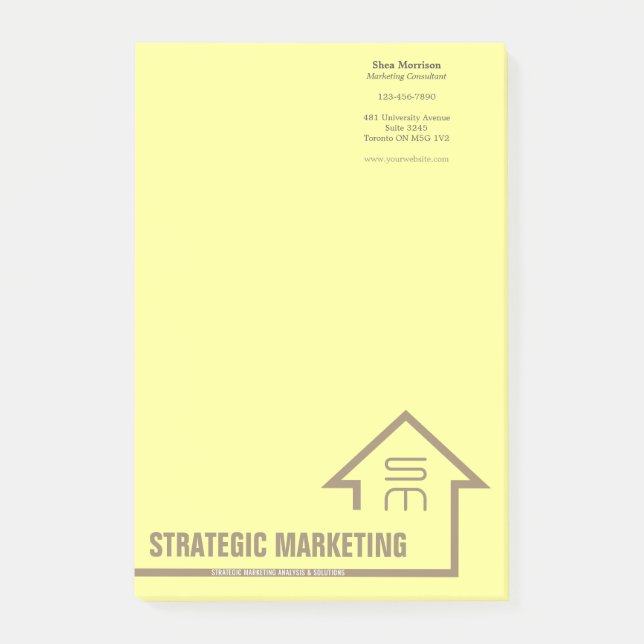 Post-it® Notes marketing stratégiques (Devant)