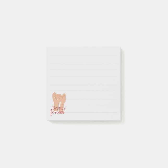 Post-it notes Meilleures Amies Pour Toujours (Devant)