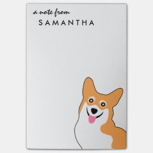 Post-it® Notes mignonnes de corgi de Gallois de Pembroke